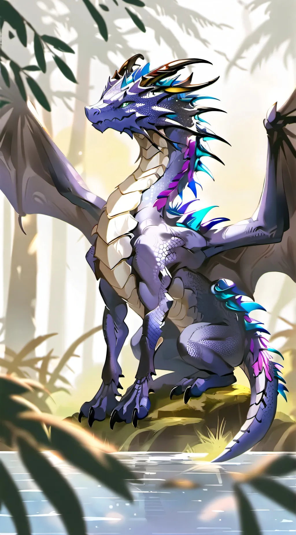 ai character: Star Dragon background