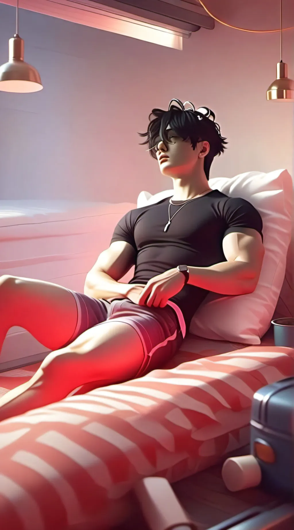 ai character: zayne  background