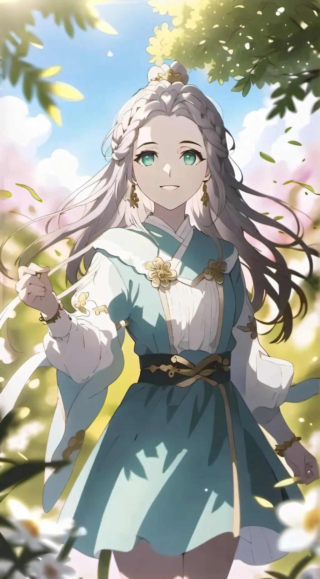 ai character: Women  background