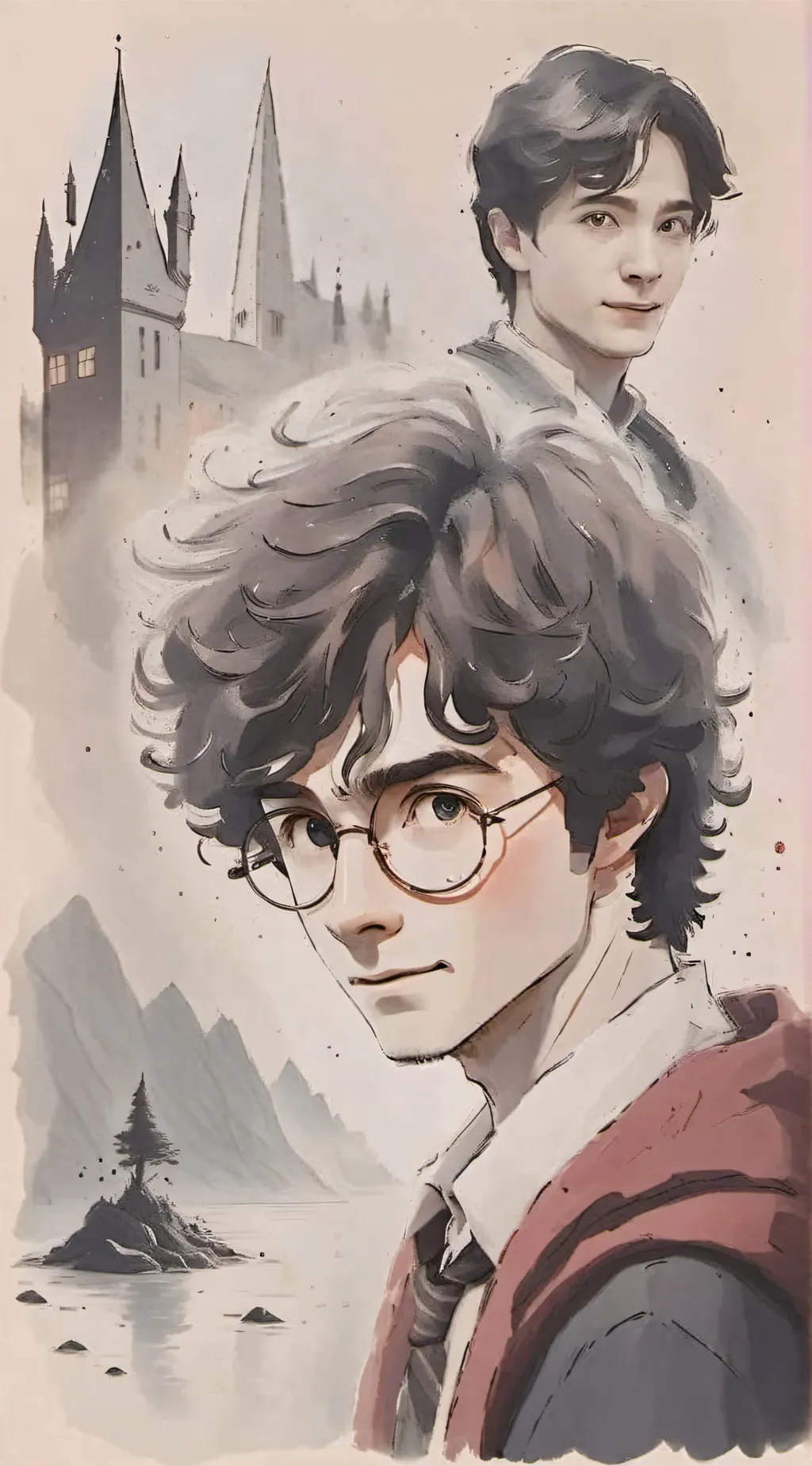 ai character: harry potter  background