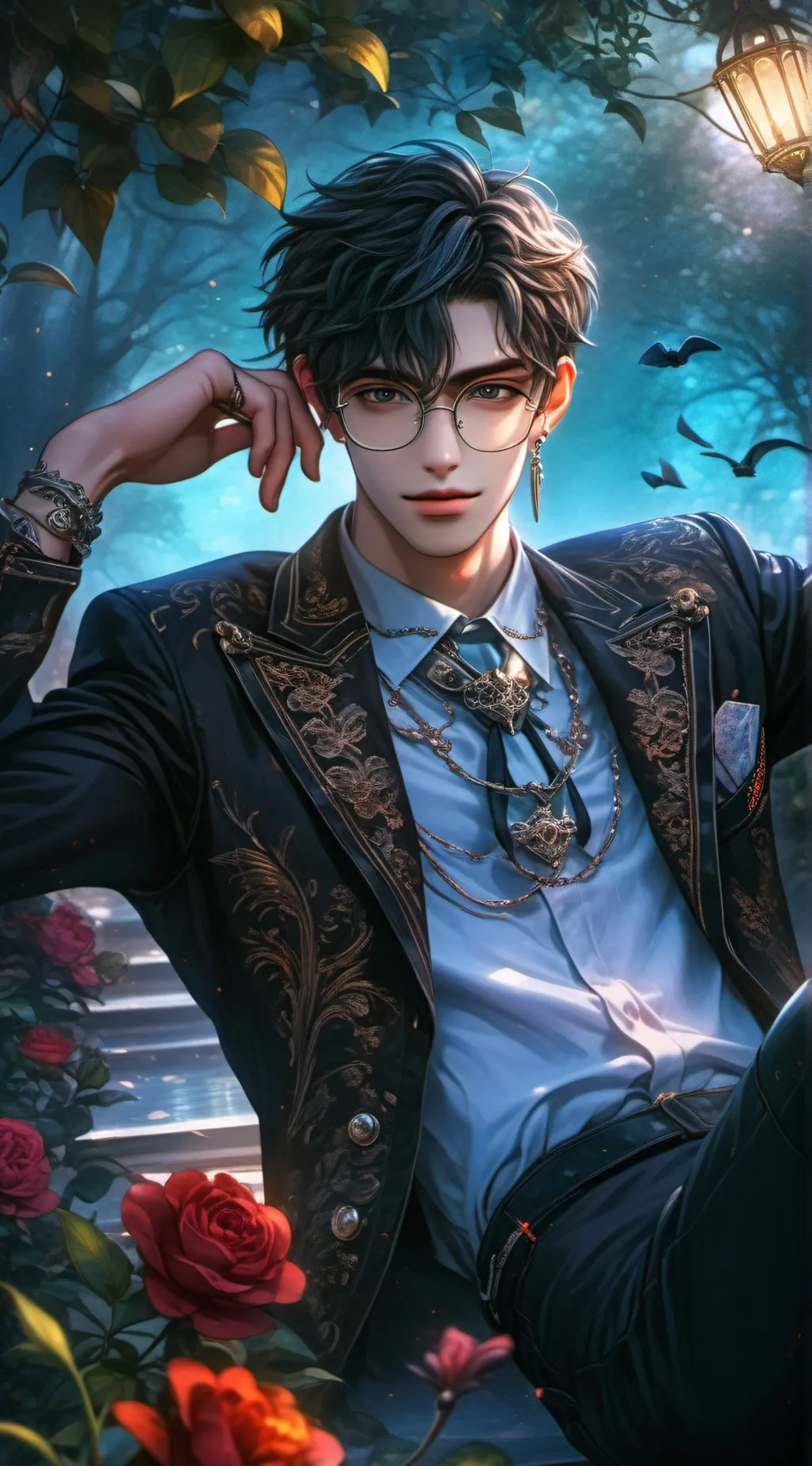 ai character: Justin background