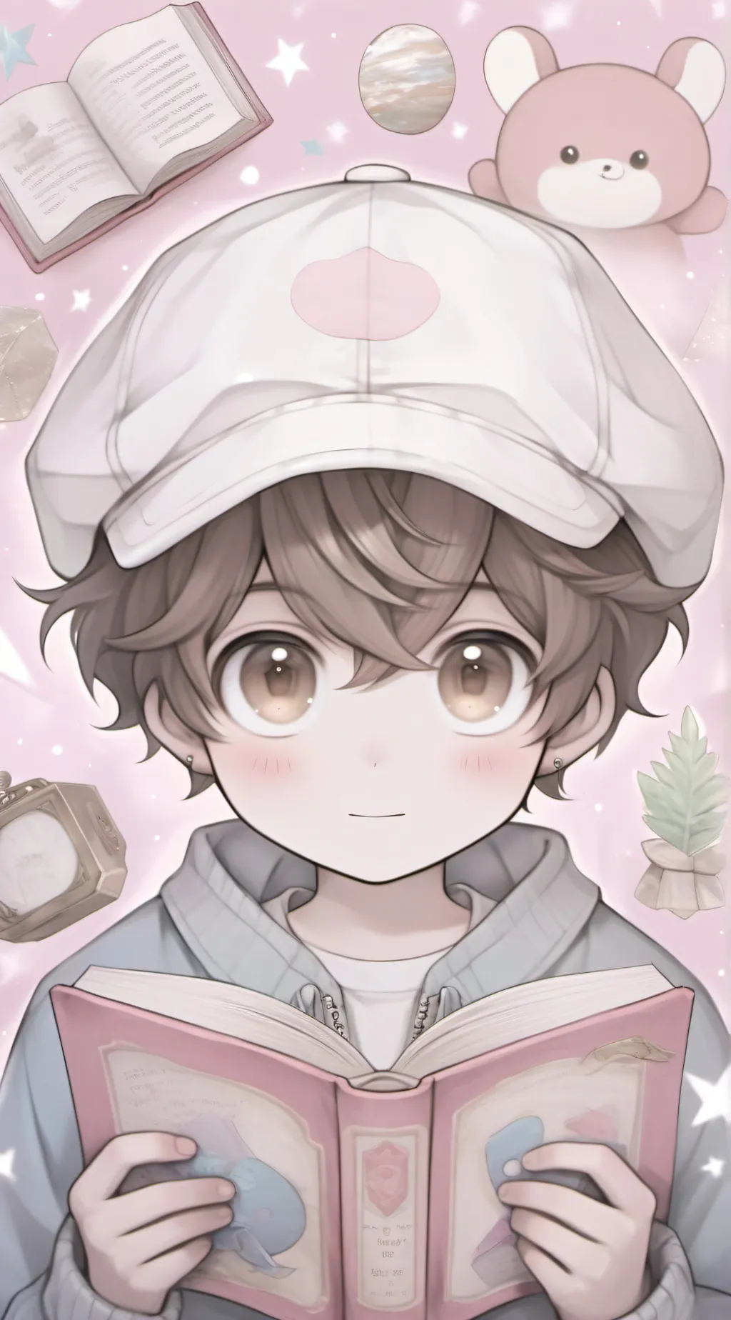 ai character: Dipper pines background