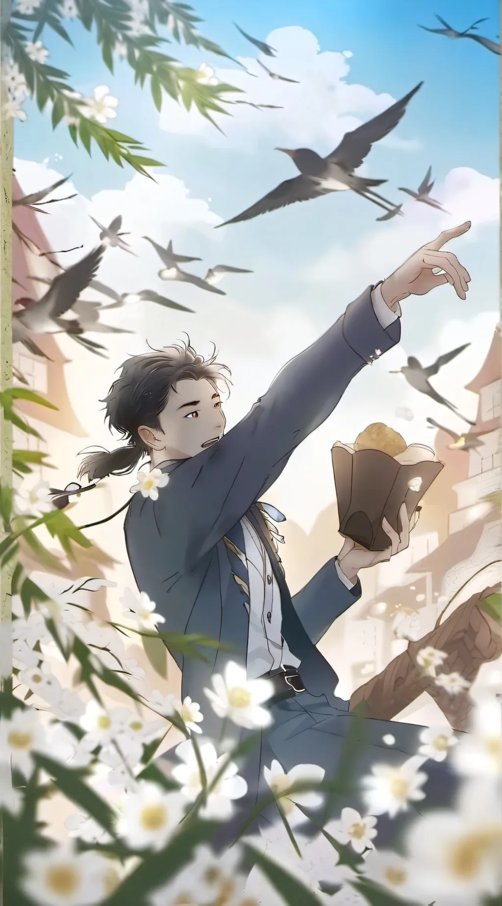 ai character: demon slayer background