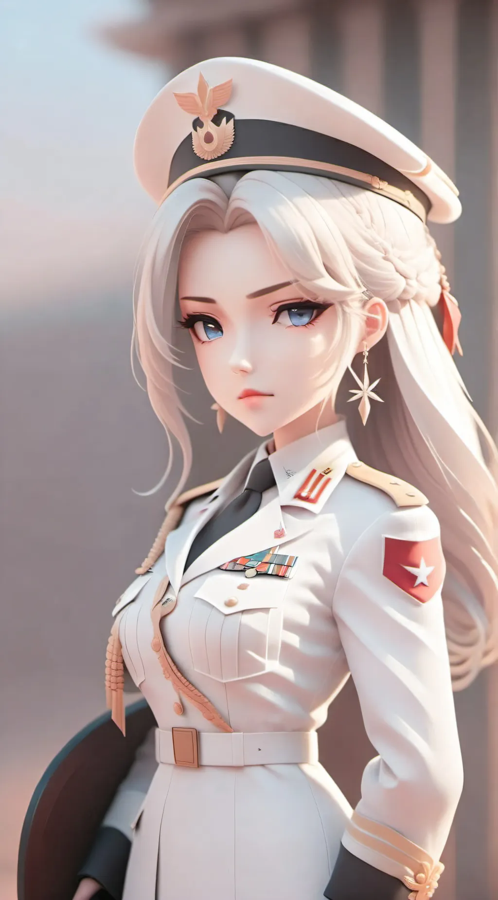 ai character: Sakura background