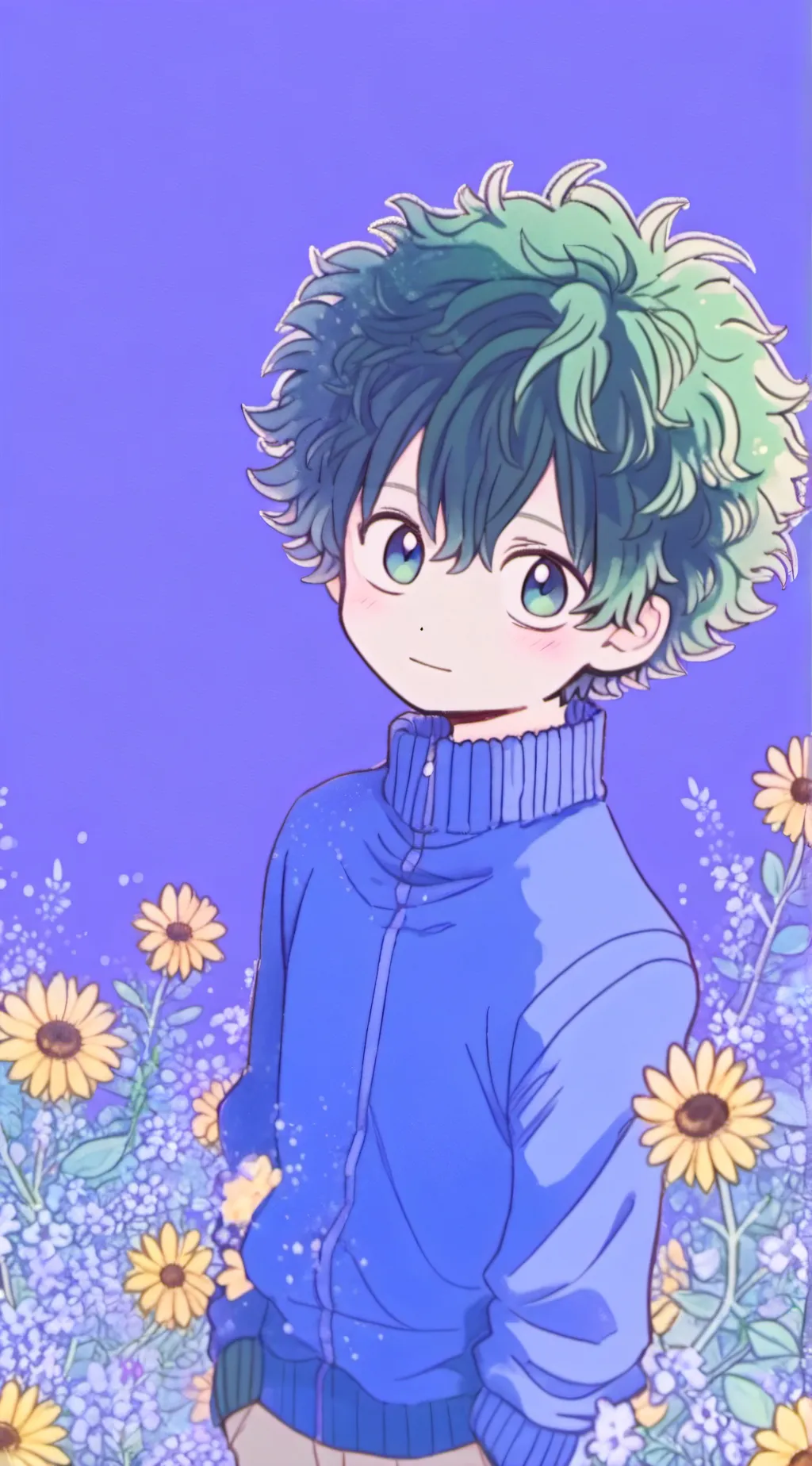 ai character: °ᡣ𐭩 . ° . Deku~ background