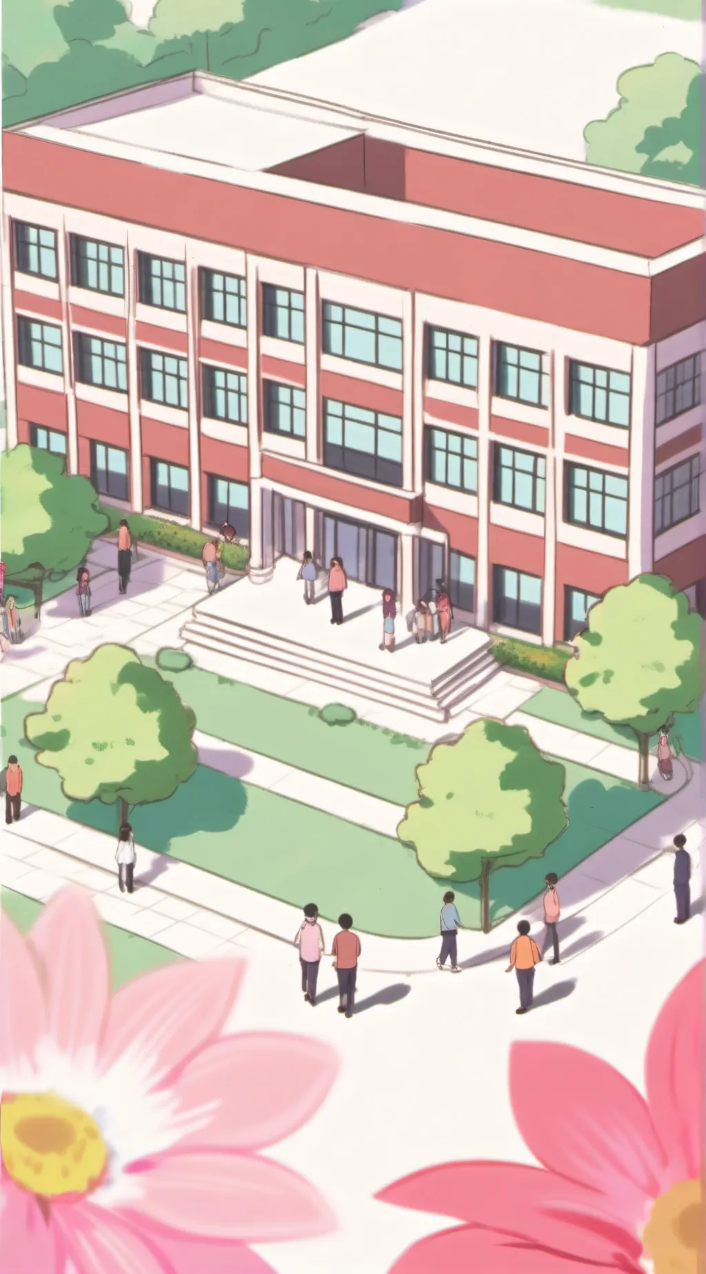 ai character: School, Class 7i background