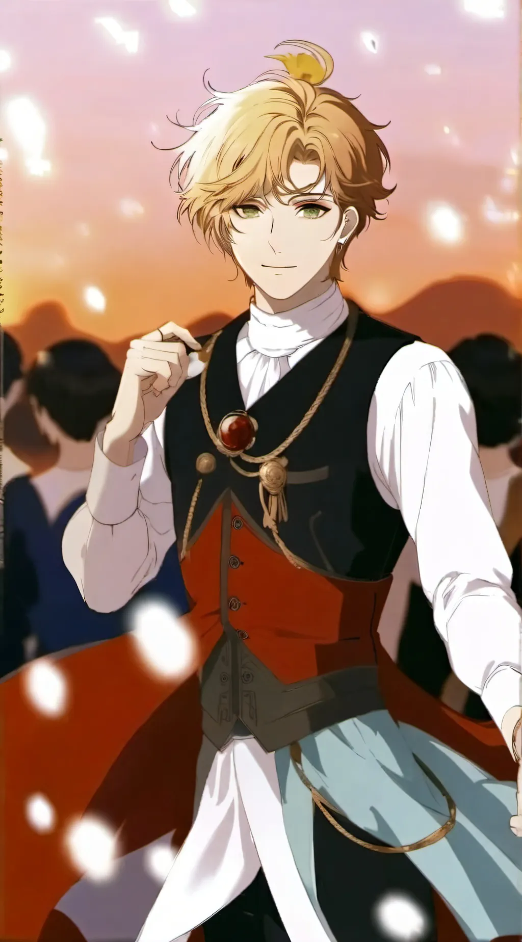 ai character: Jonny  background