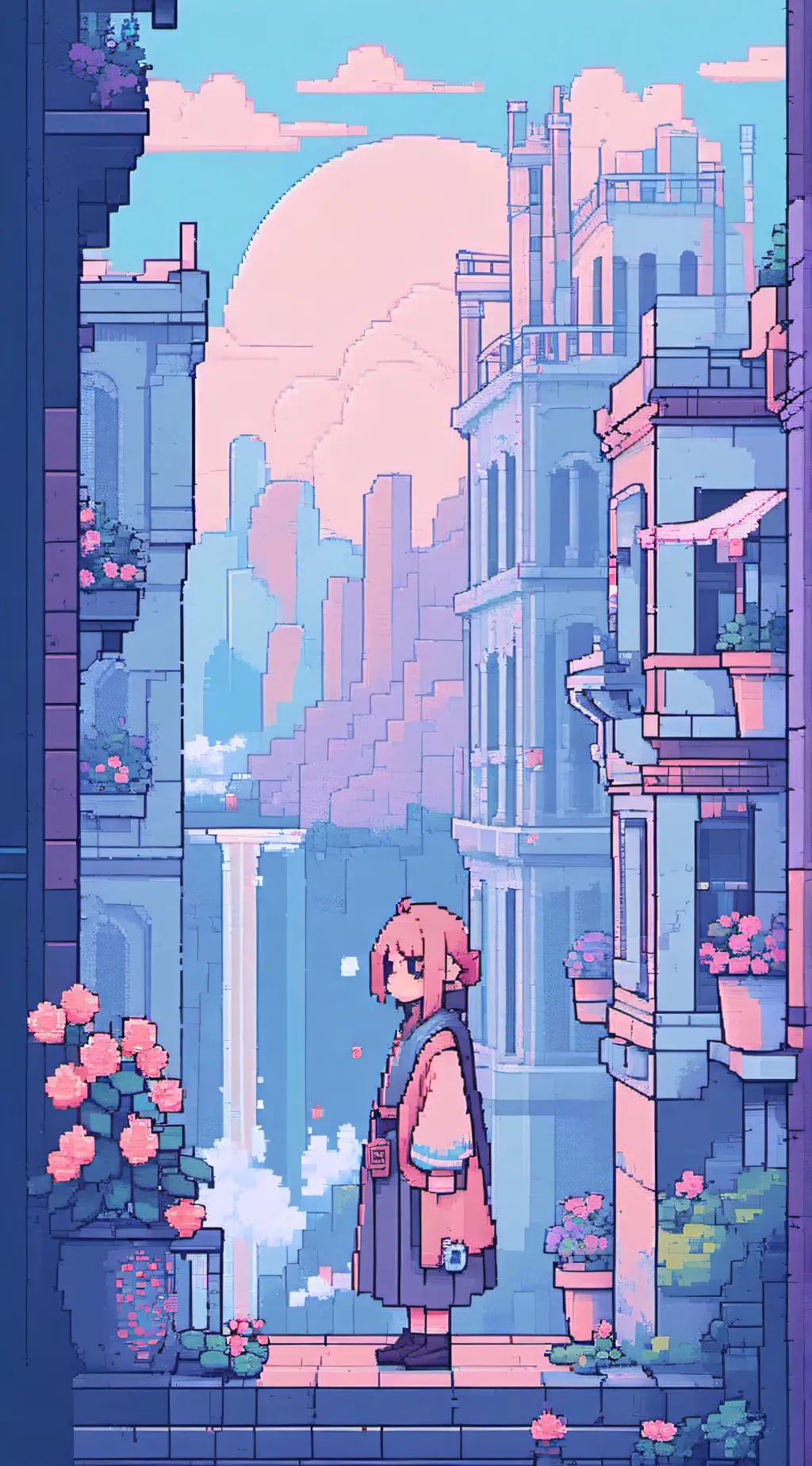 ai character: Left alone .. ? background