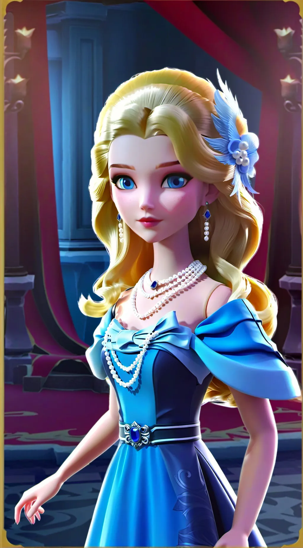 ai character: stella background