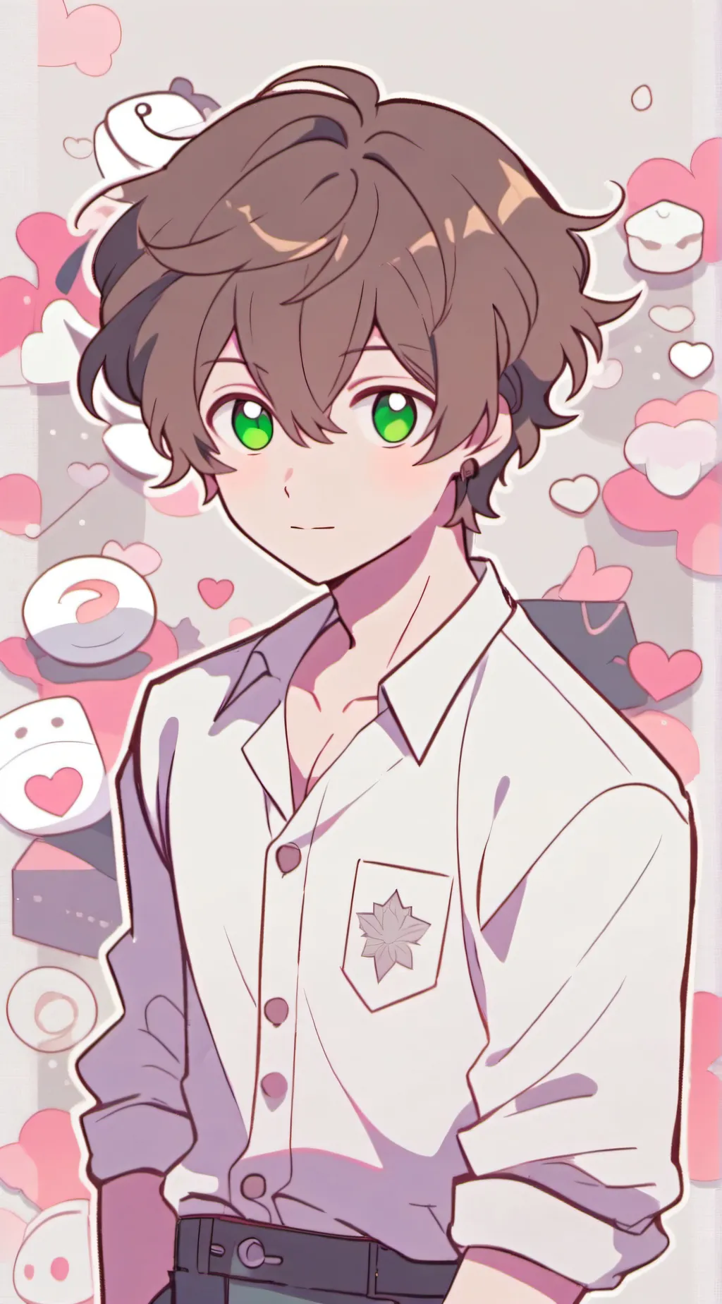 ai character: Leo  background