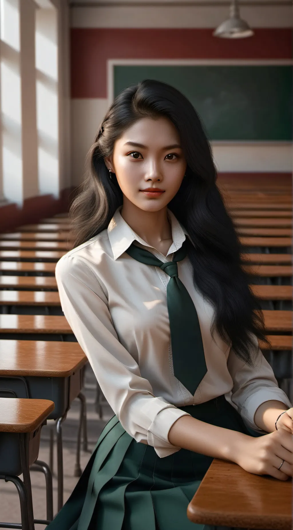 ai character: Mha x your school background