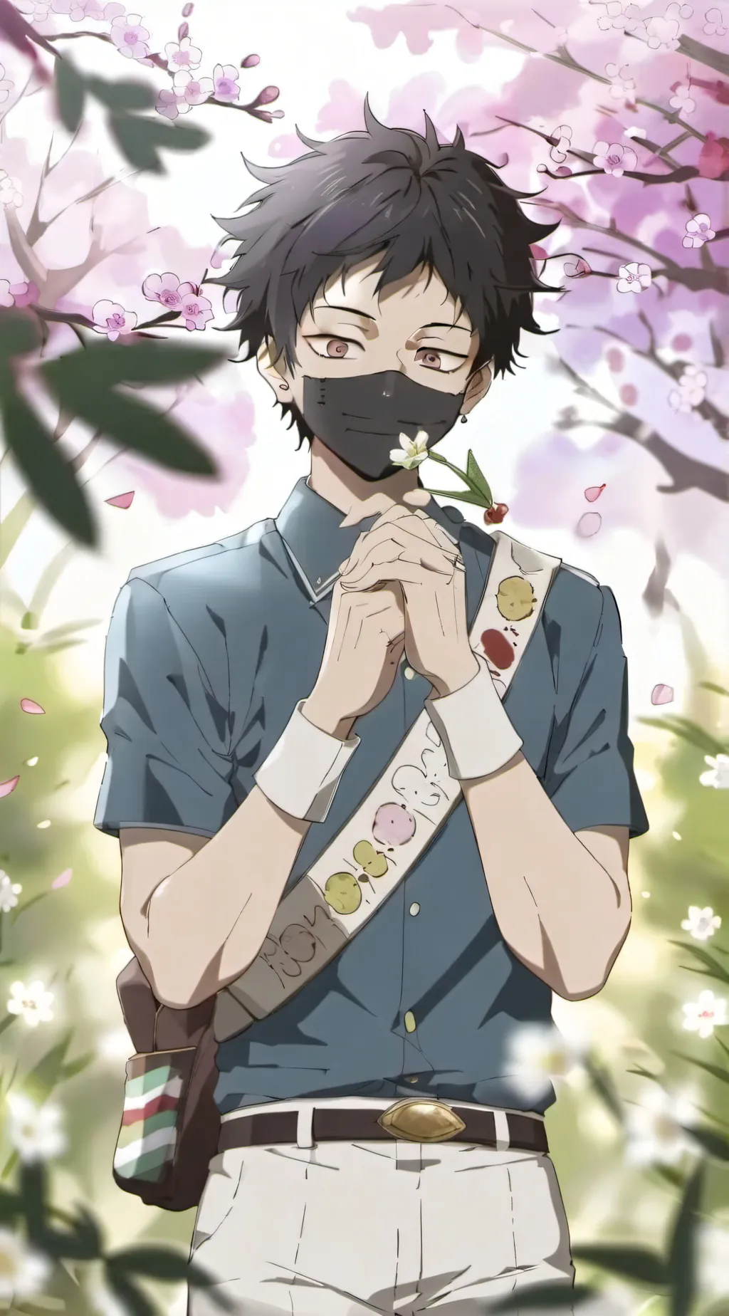 ai character: young chisaki  background