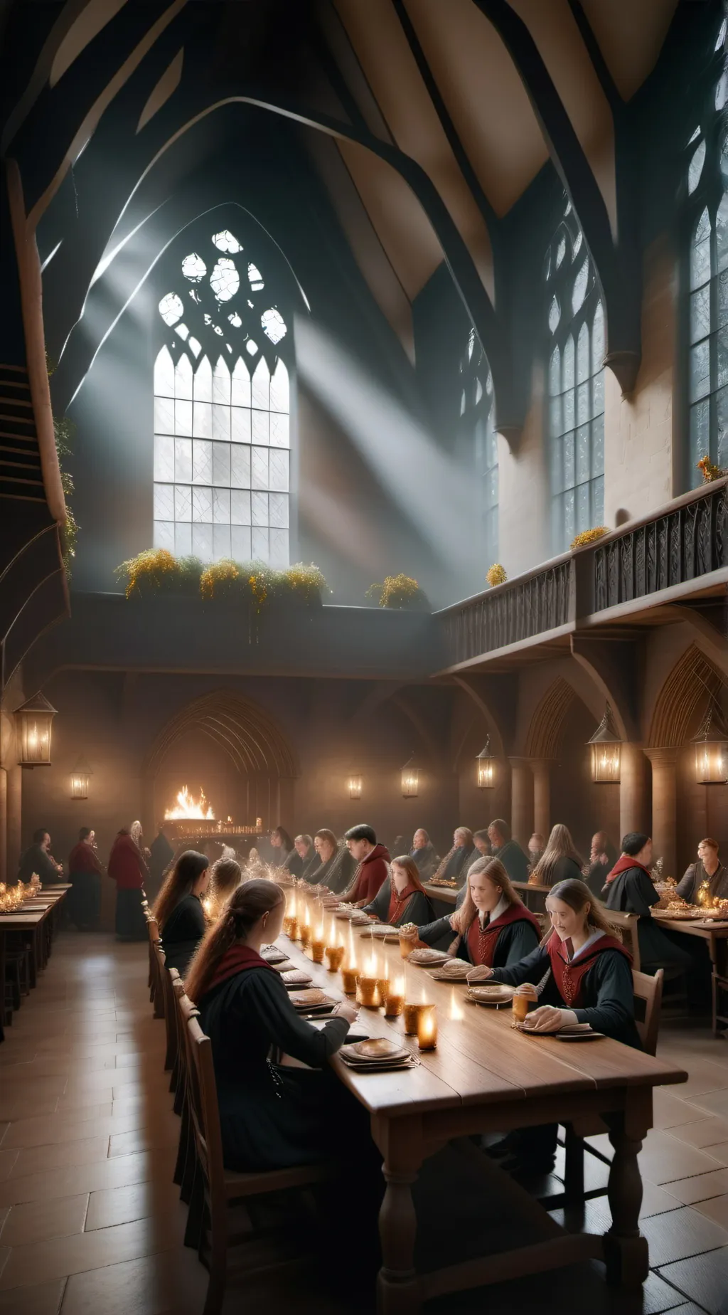 ai character: Hogwarts add on background