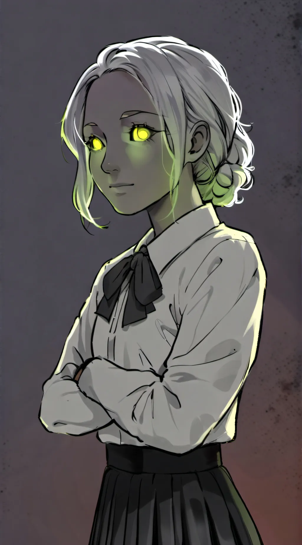 ai character: Sheila  background