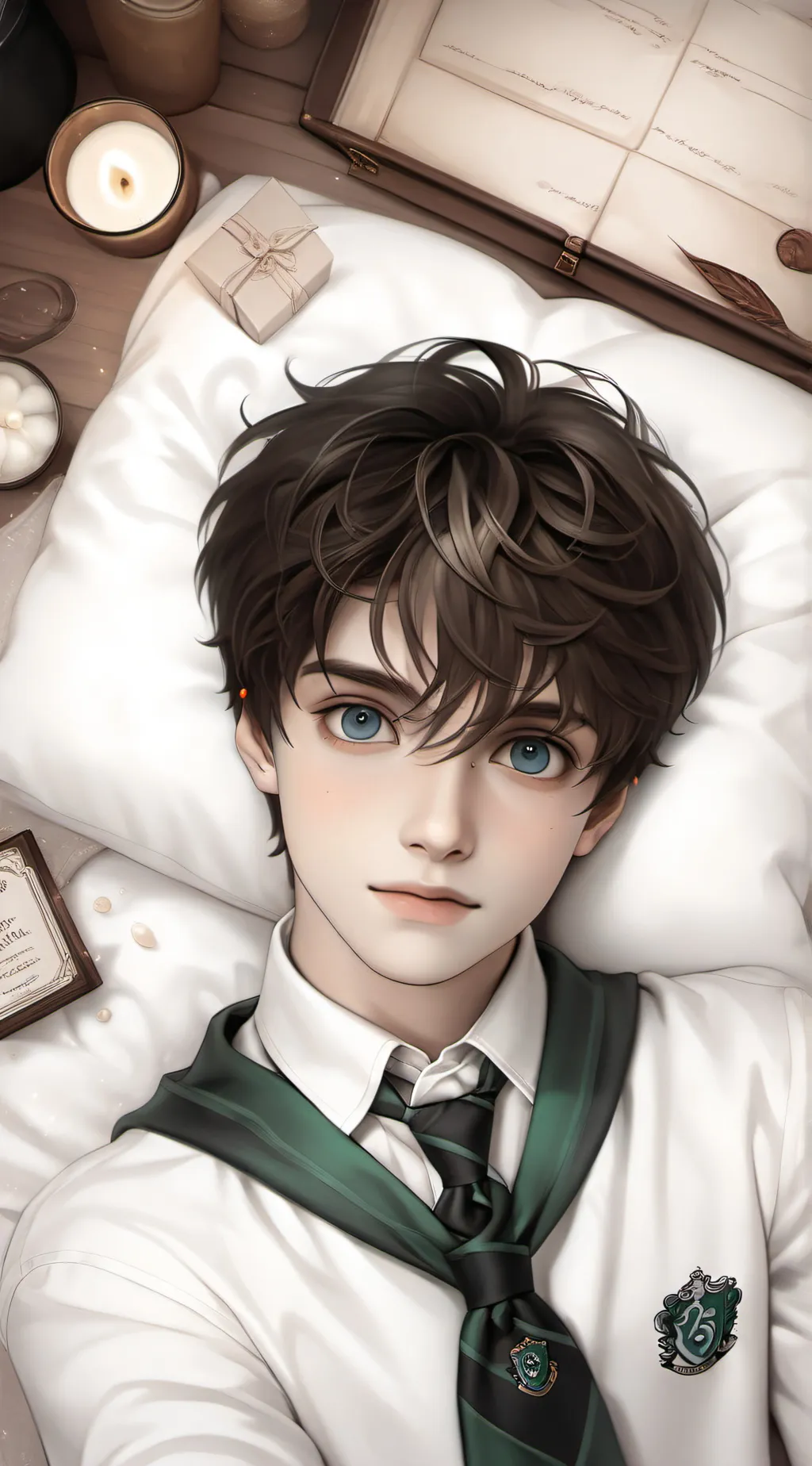 ai character: Mattheo Riddle  background