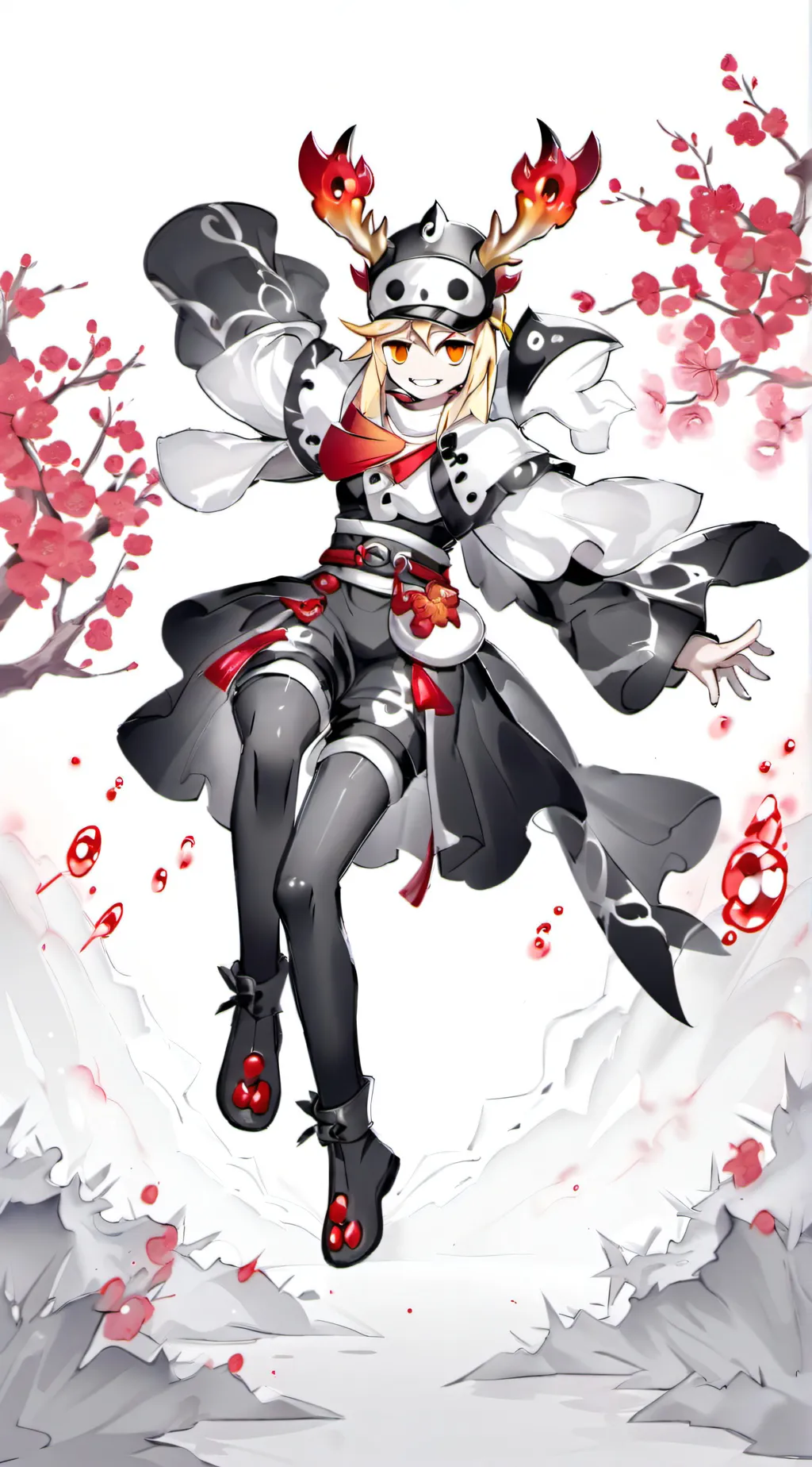 ai character: glisten background