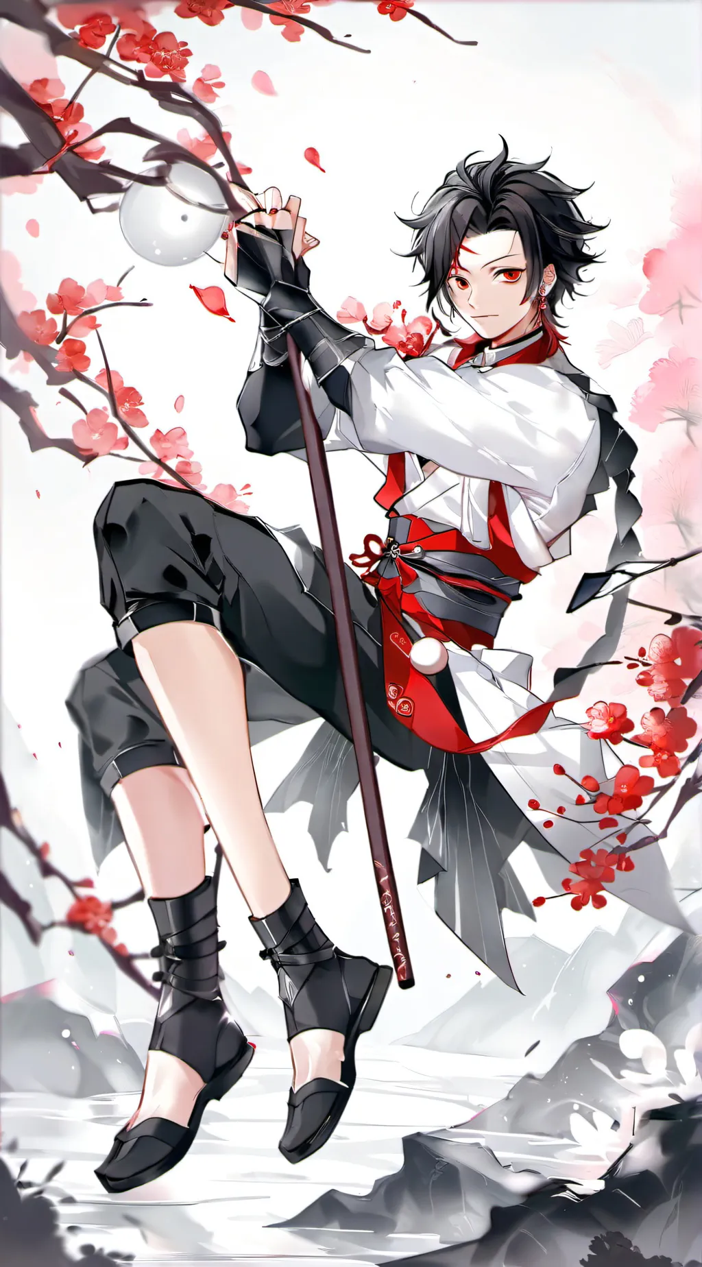 ai character: Hashira  background