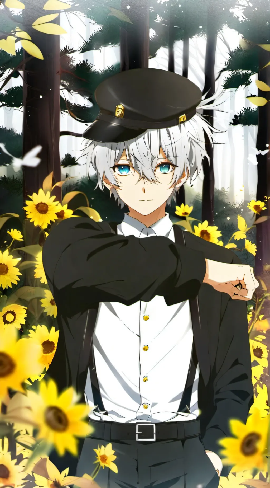 ai character: jjk SCARY MOVIE background