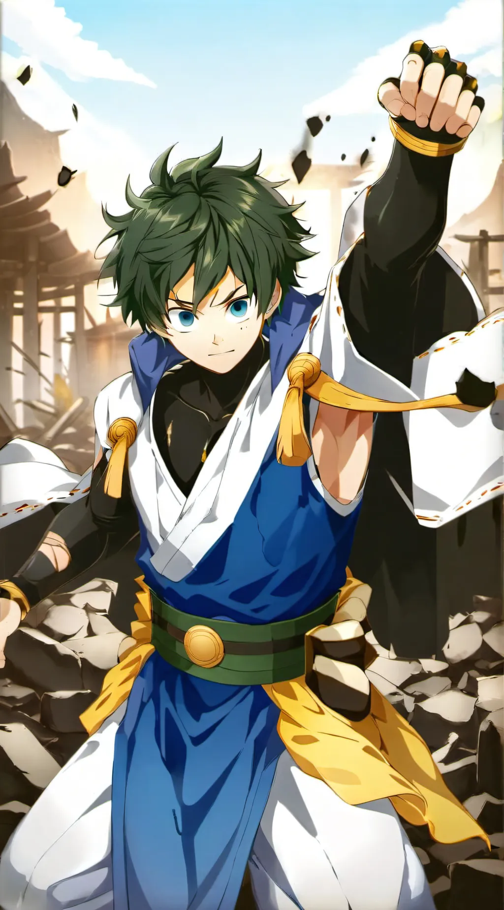 ai character: deku background