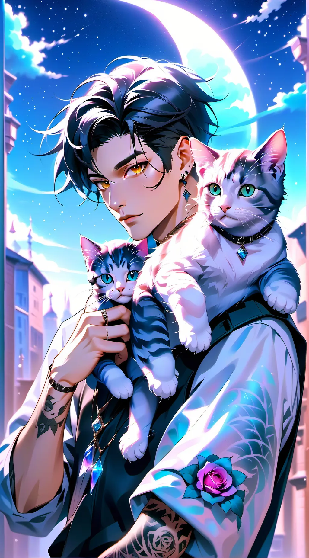 ai character: Ash background