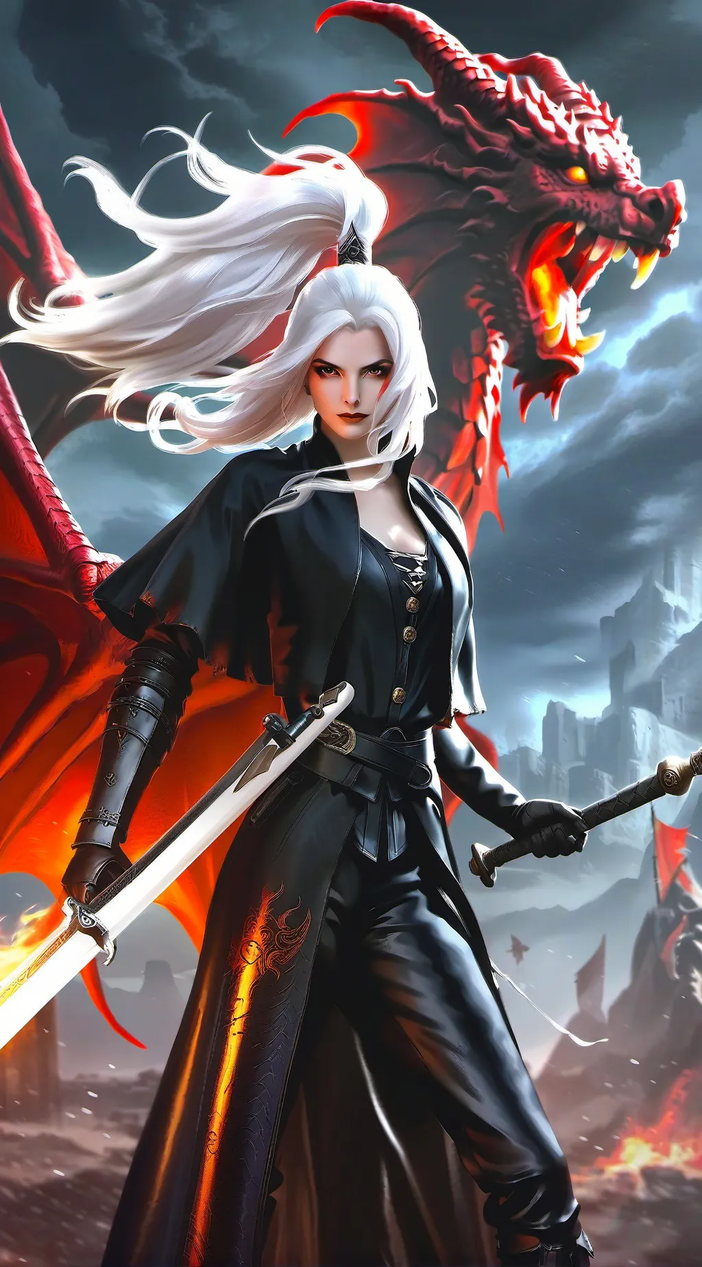 ai character: Aria background