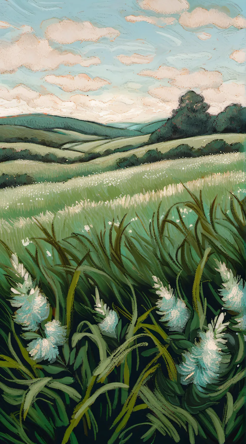 ai character: your grass background