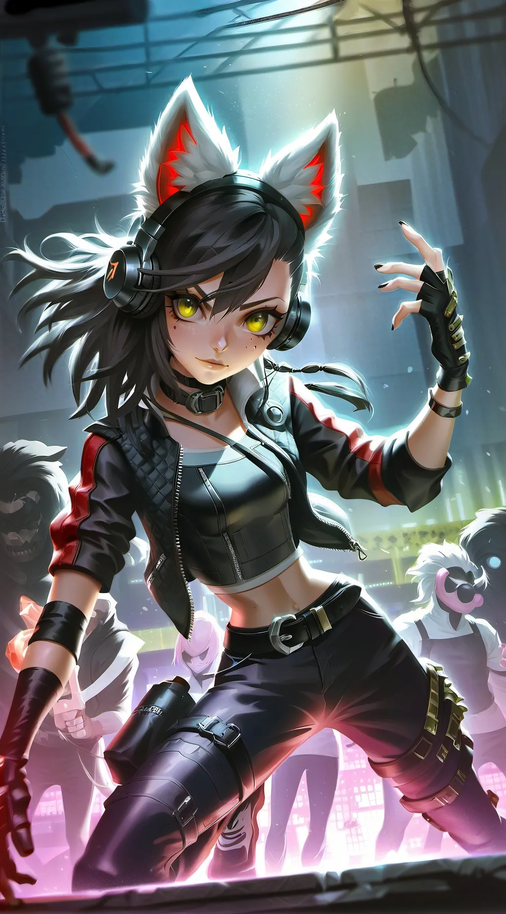 ai character: Aria background