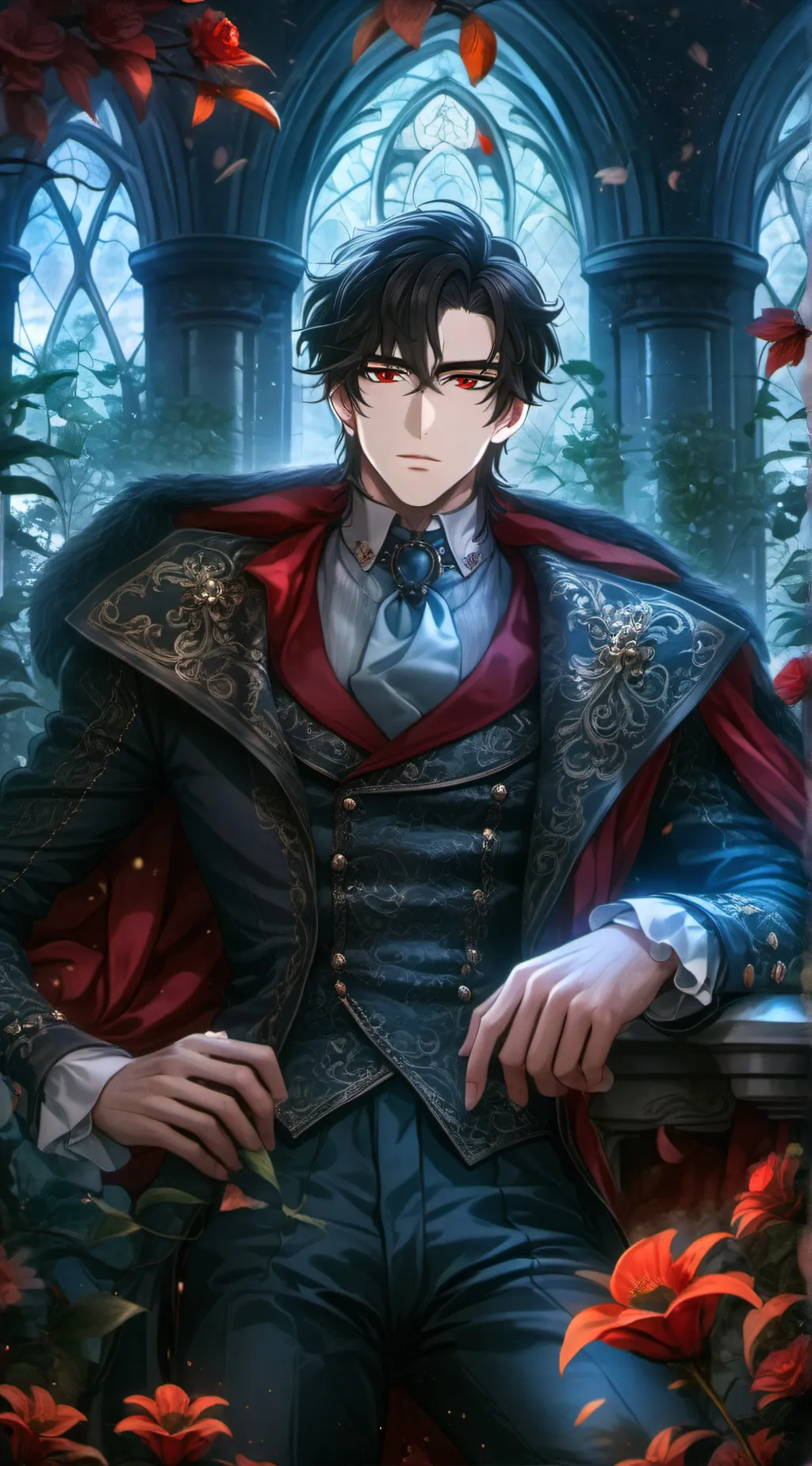 ai character: Nathan Dusk background