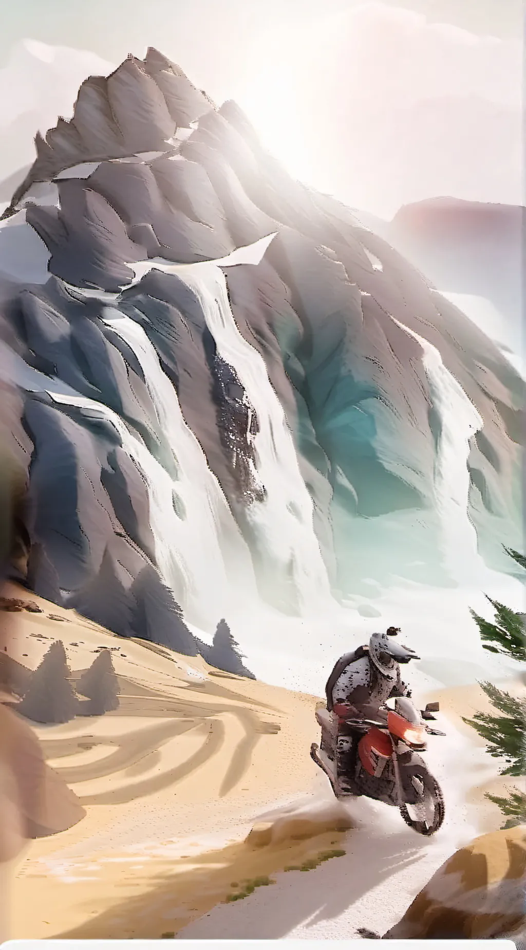 ai character: growing up background