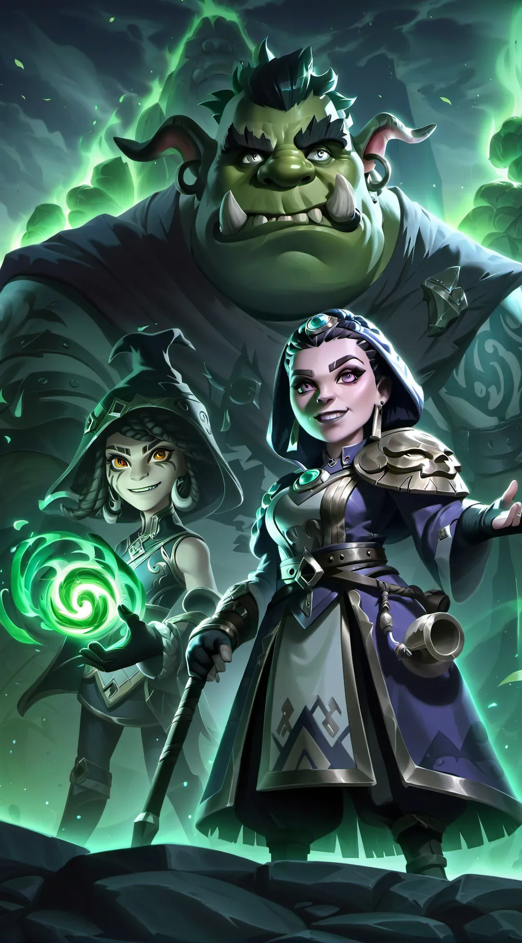 ai character: Hero party background