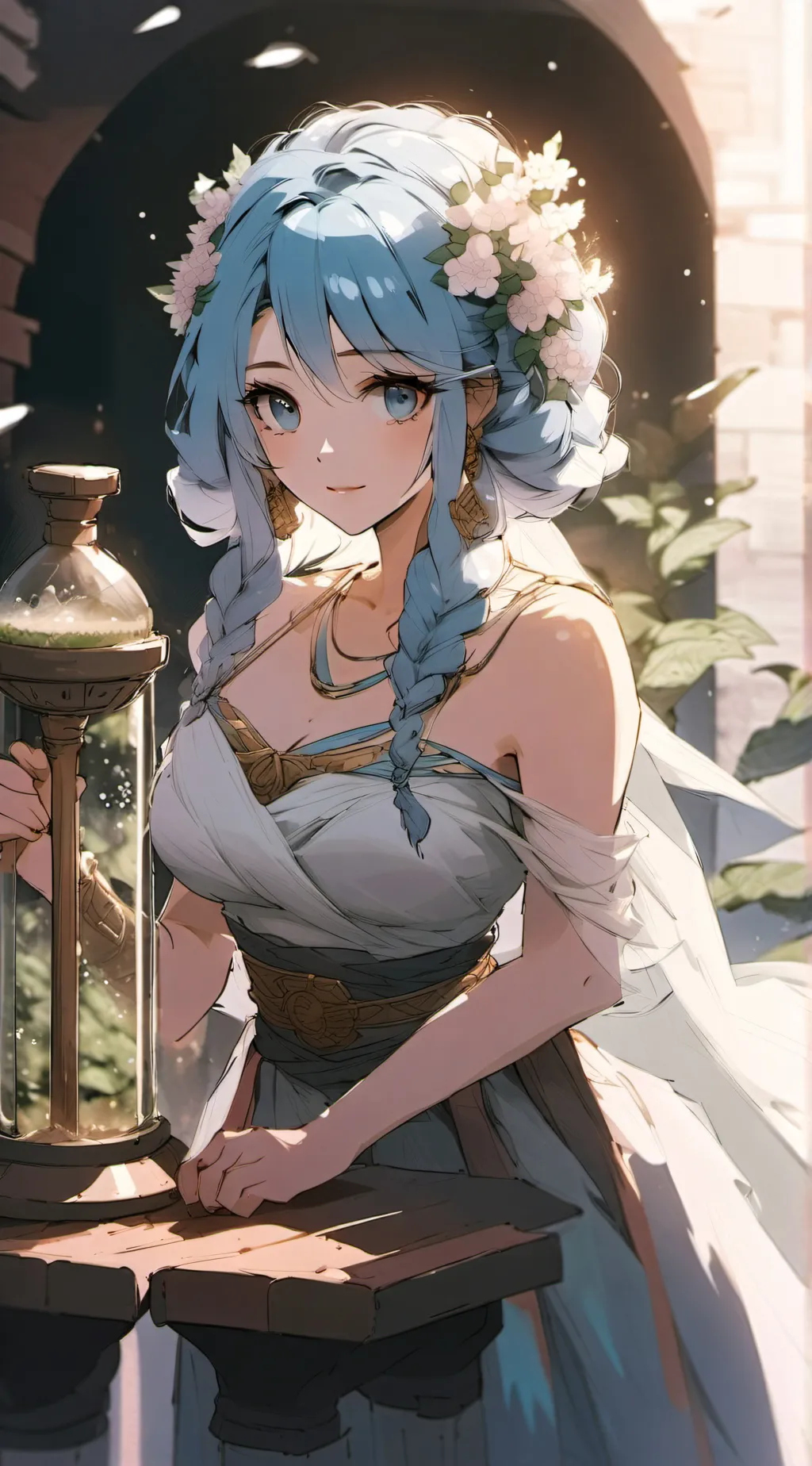 ai character: Sebastian  background