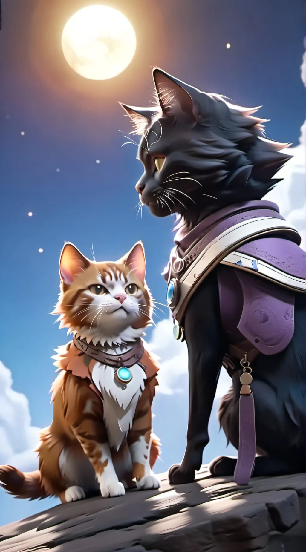 ai character: Smiling crittures background