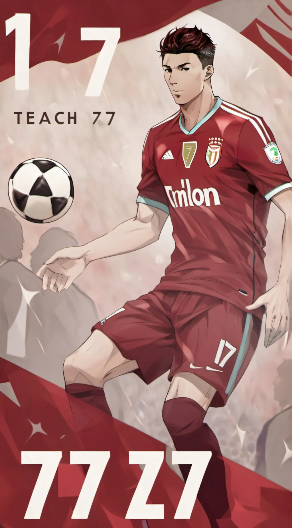 ai character: China Ronaldinho  background