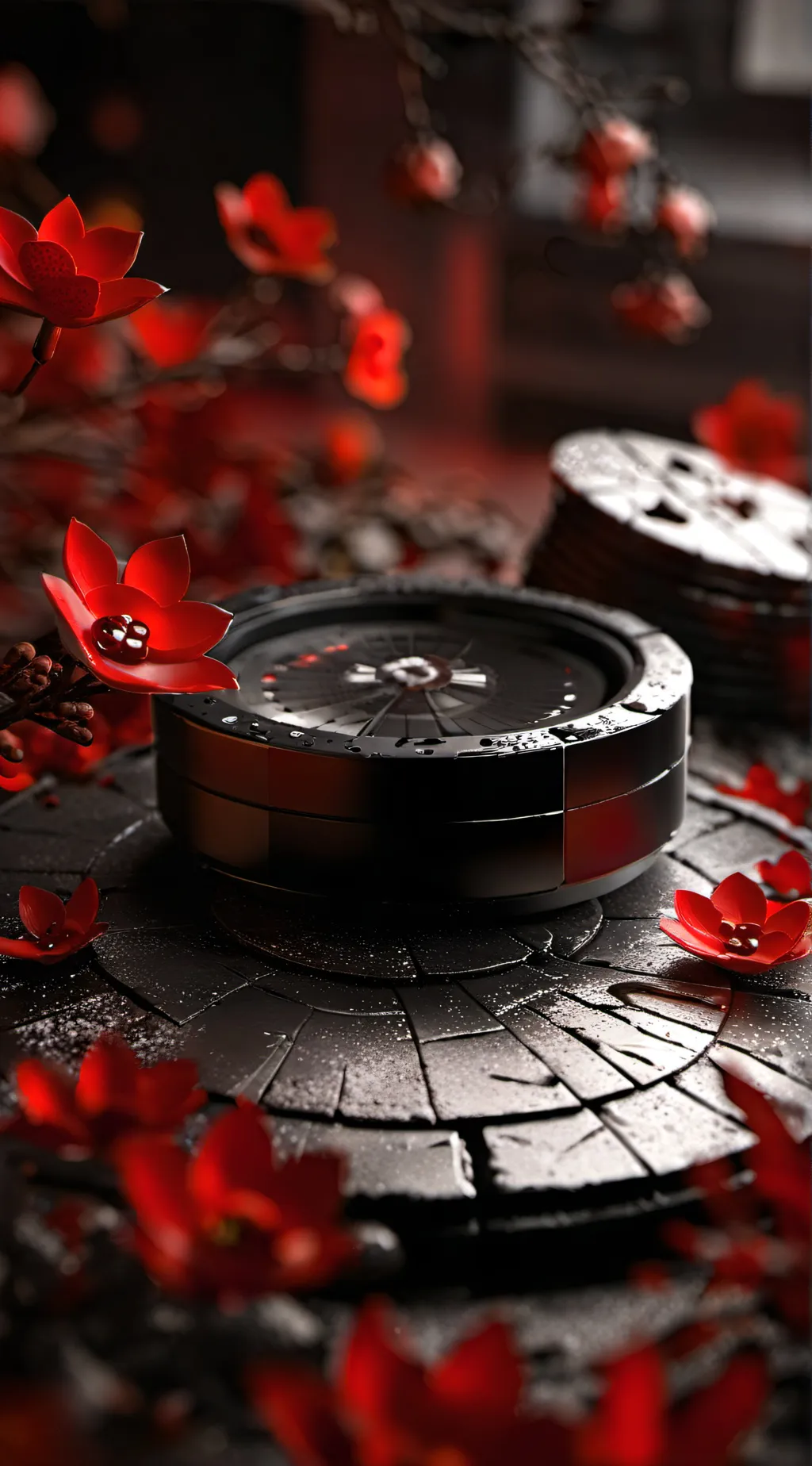 ai character: Trap house background