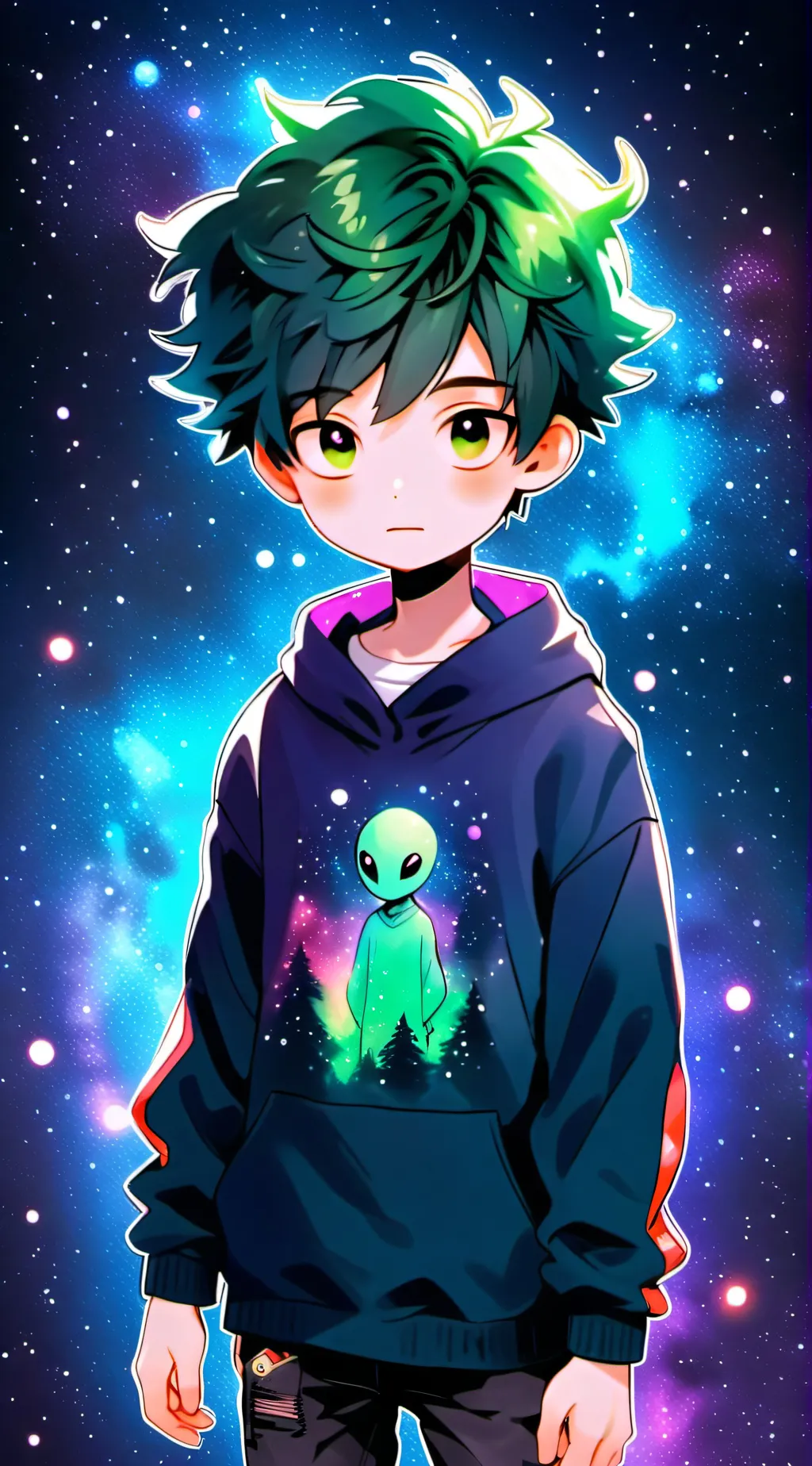 ai character: Goro 👽 background