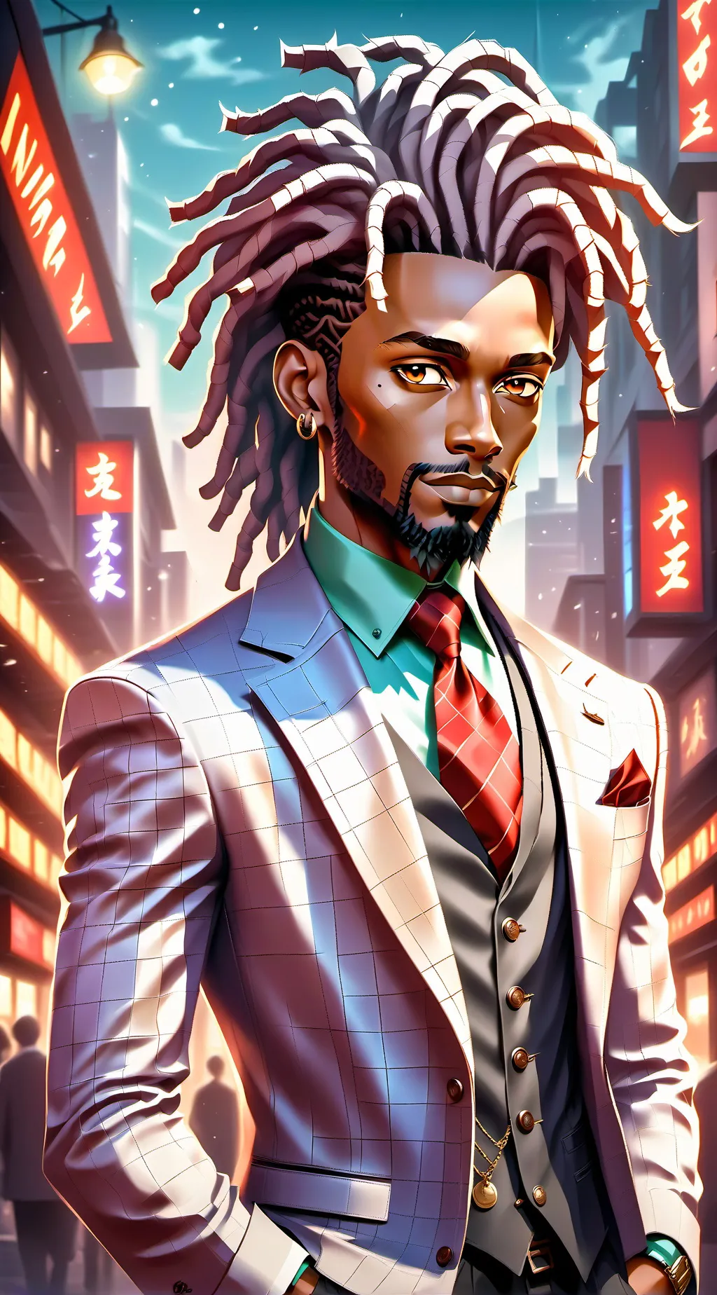 ai character: Nicholas Heart  background