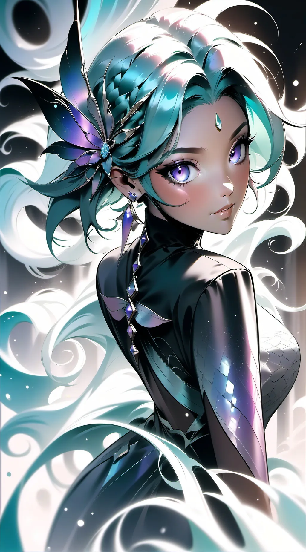 ai character: Alessandra  background