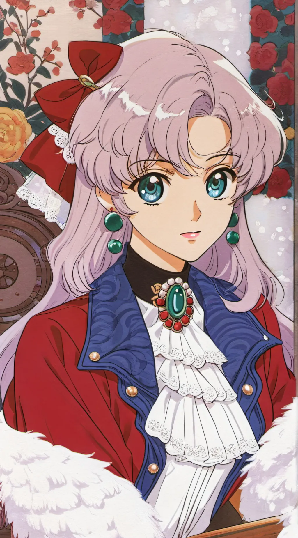 ai character: miss thavel  background