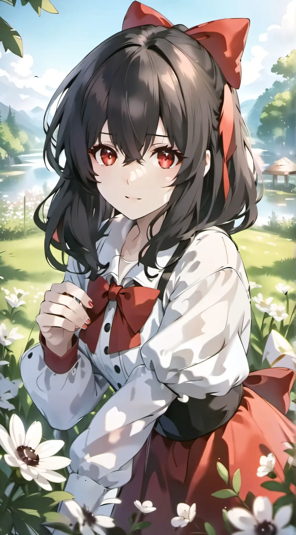 ai character: Cherry background