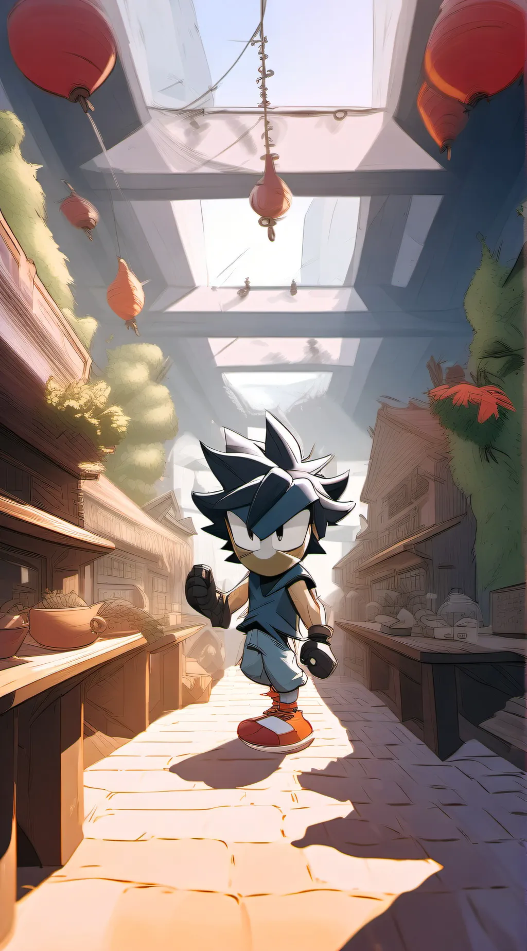 ai character: sonic background