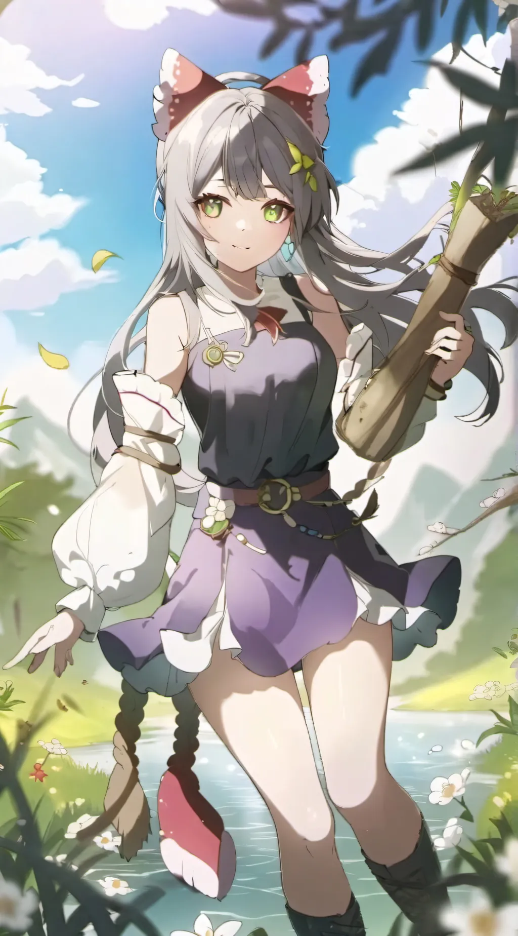 ai character: Leah background