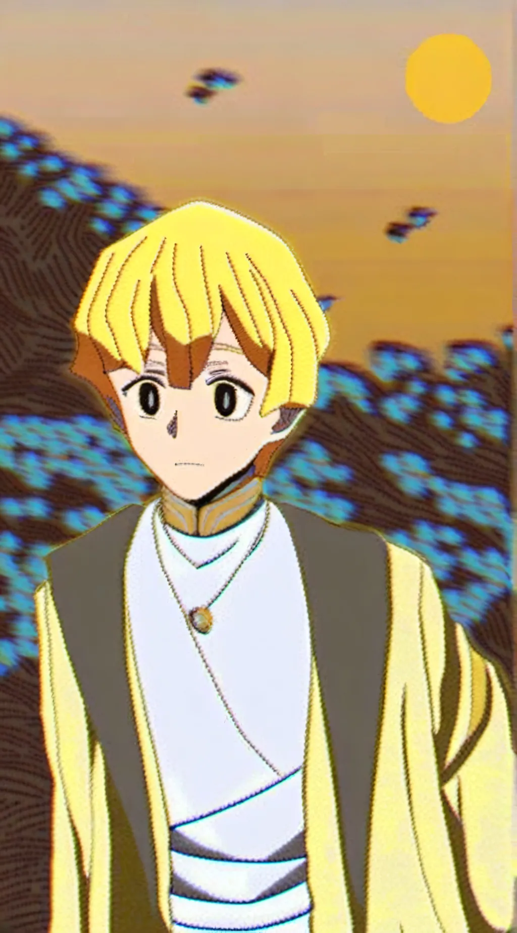 ai character: zenitzu background