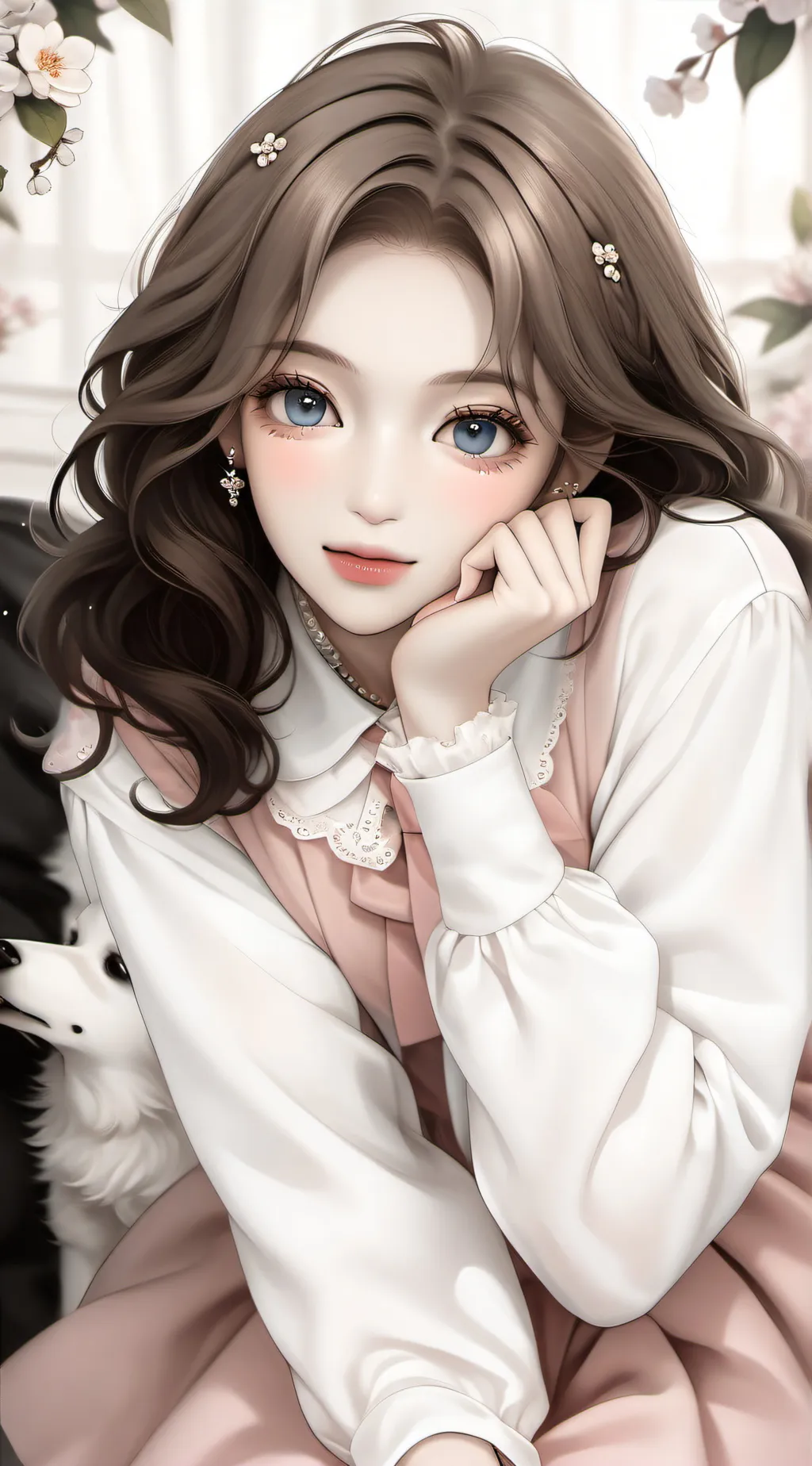 ai character: Angel  background