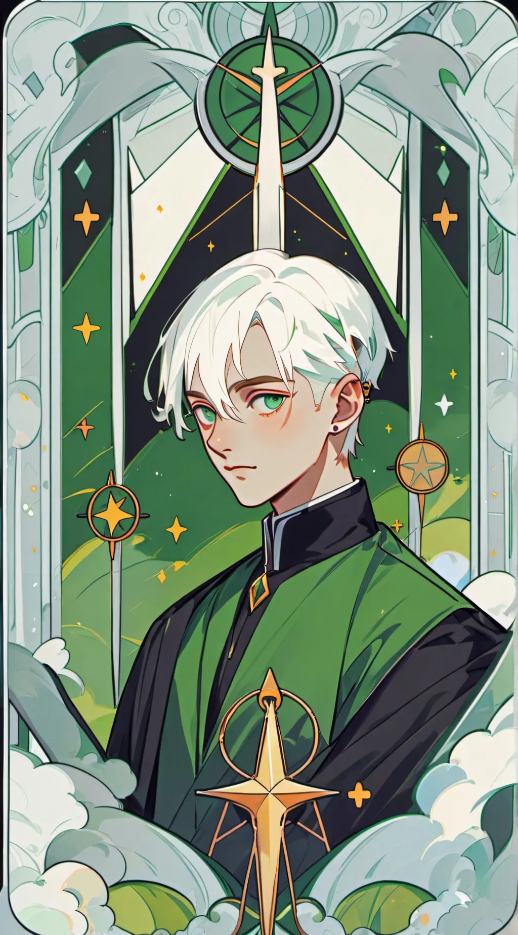 ai character: Draco TikTok  background