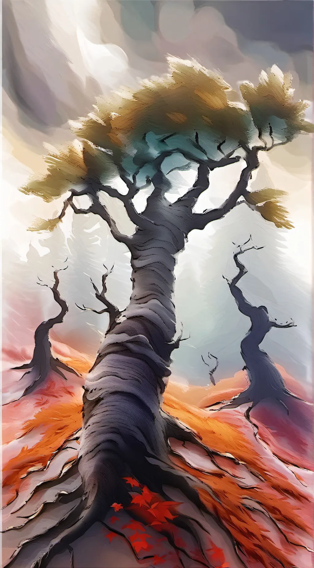 ai character: murder drones camp background