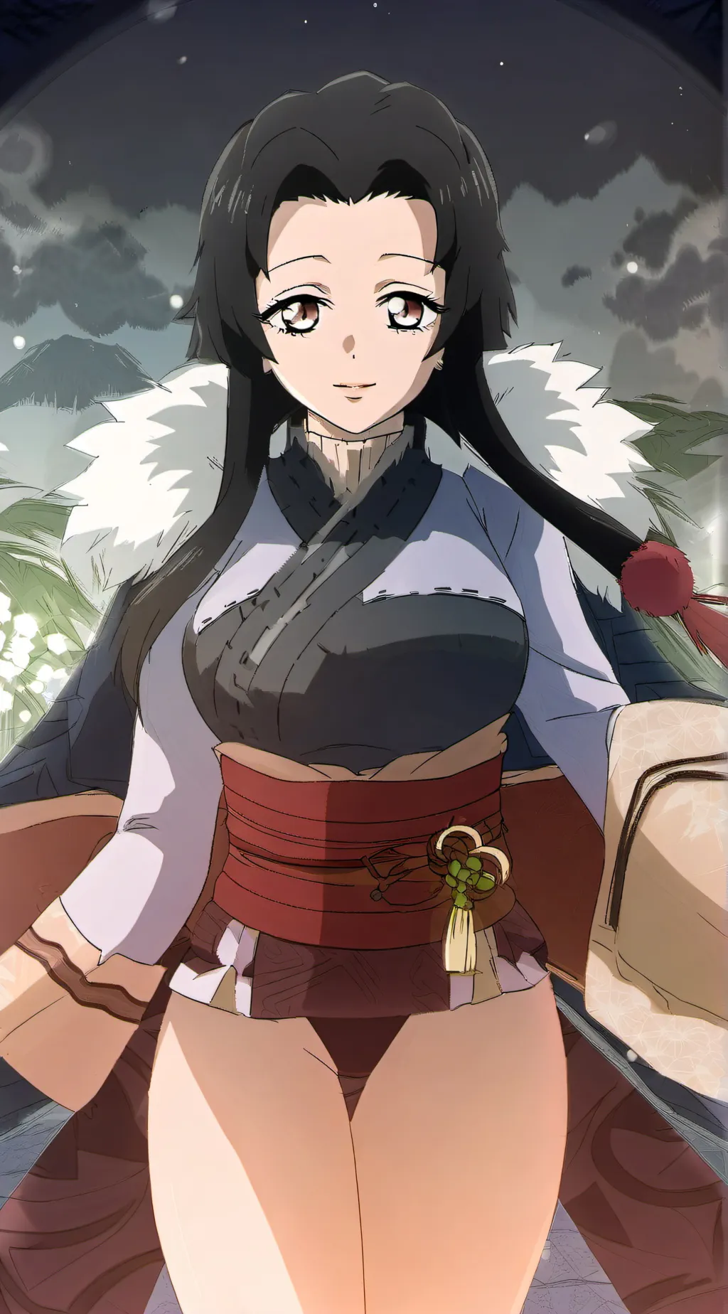 ai character: Kanae kocho  background