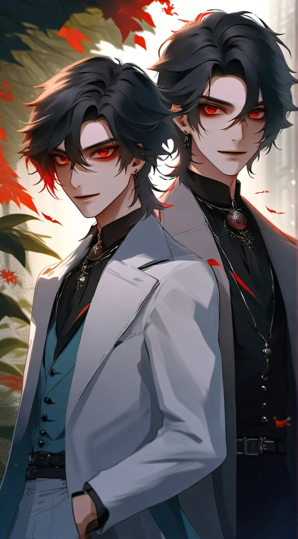 ai character: Alex and James background