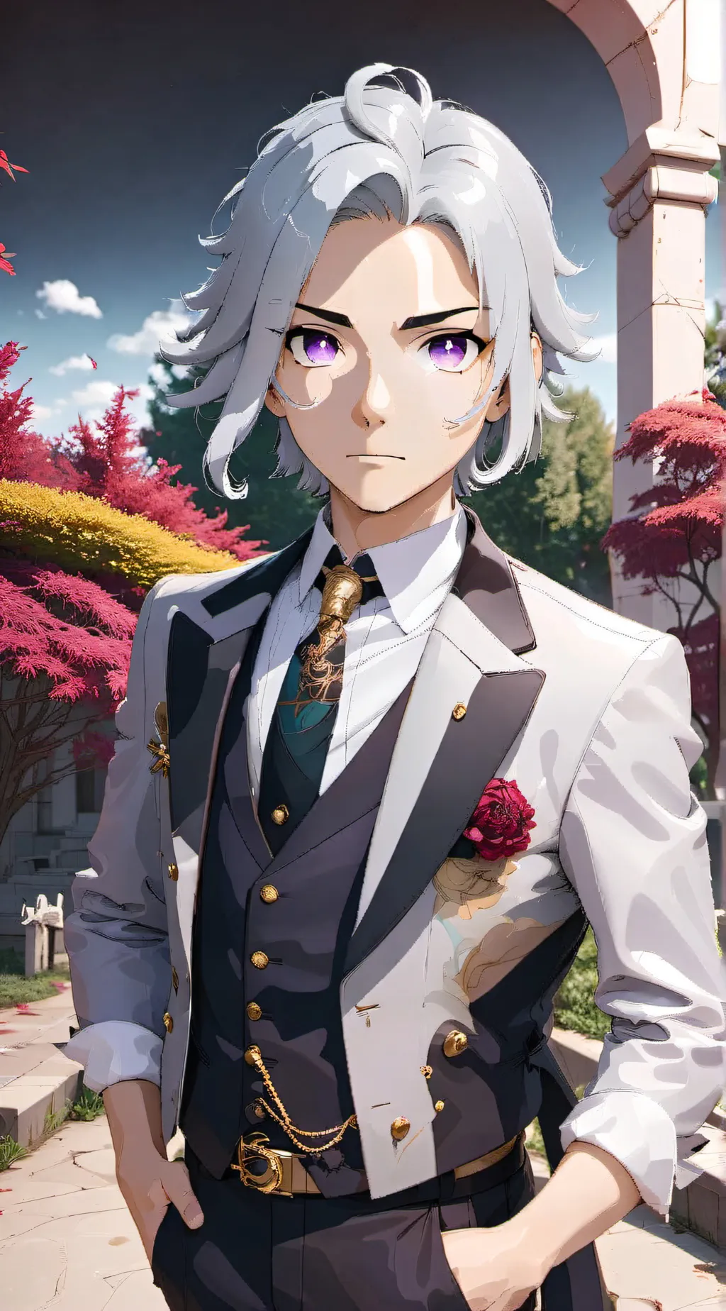 ai character: Amethio (V3) background