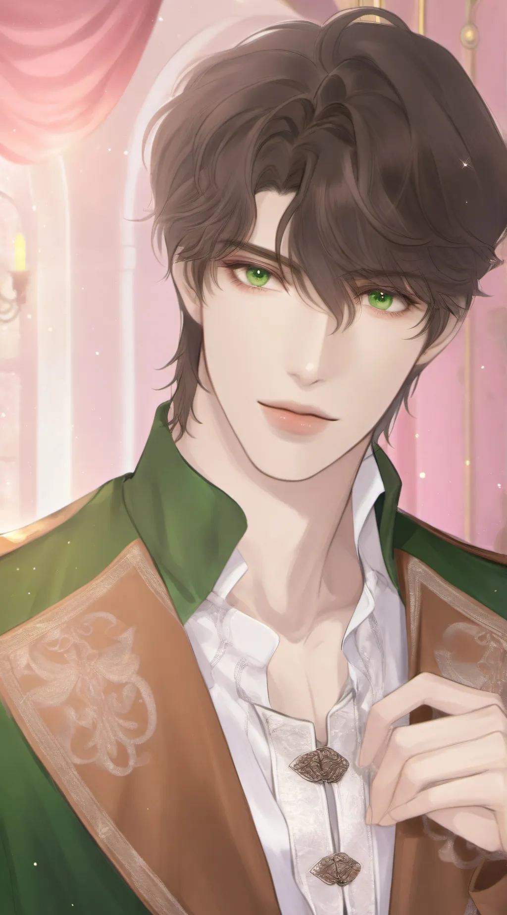 ai character: Arnold  background