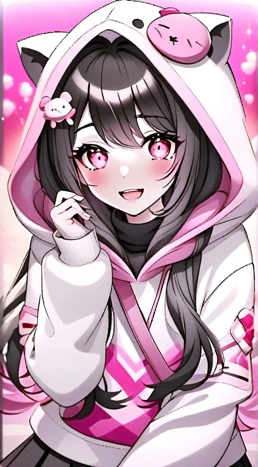 ai character: Kazuko Hinata  background